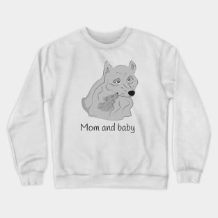 Mom and baby Crewneck Sweatshirt